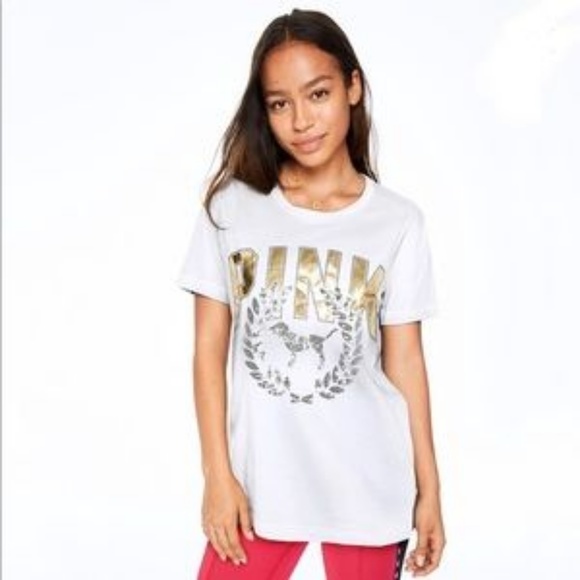 PINK Victoria's Secret Tops - New Pink Bling Tee
